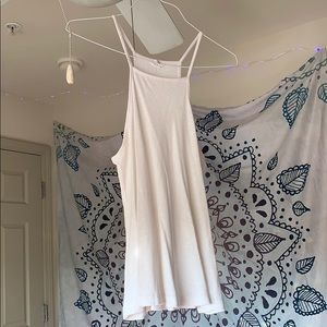 White halter top